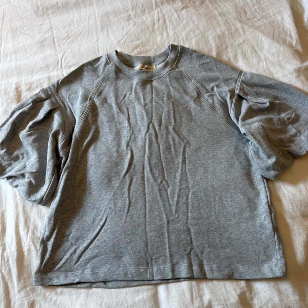 Madewell Heather Gray Sweatshirt